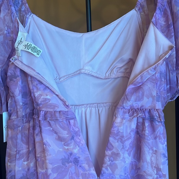JESSICA SIMPSON Layla Lilac Dress - Picture 7 of 13